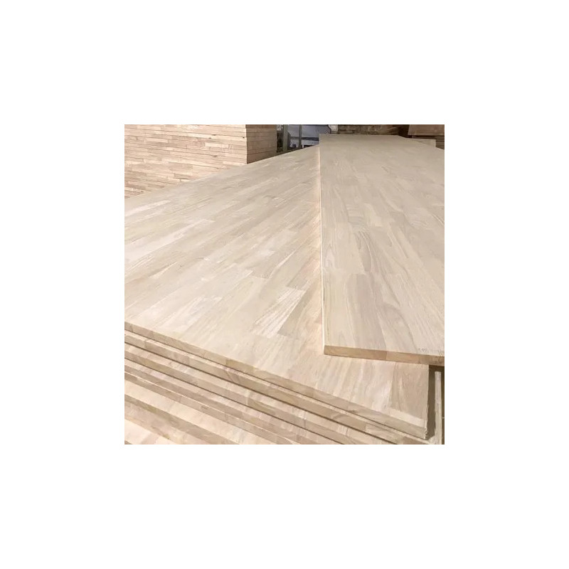 Panneau lamellé-collé - Hévéa - L.4500 mm x l.1100 - Qualité A/B